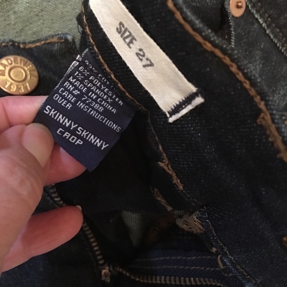 Madewell skinny jeans in midnight haze - Picture 2 of 2